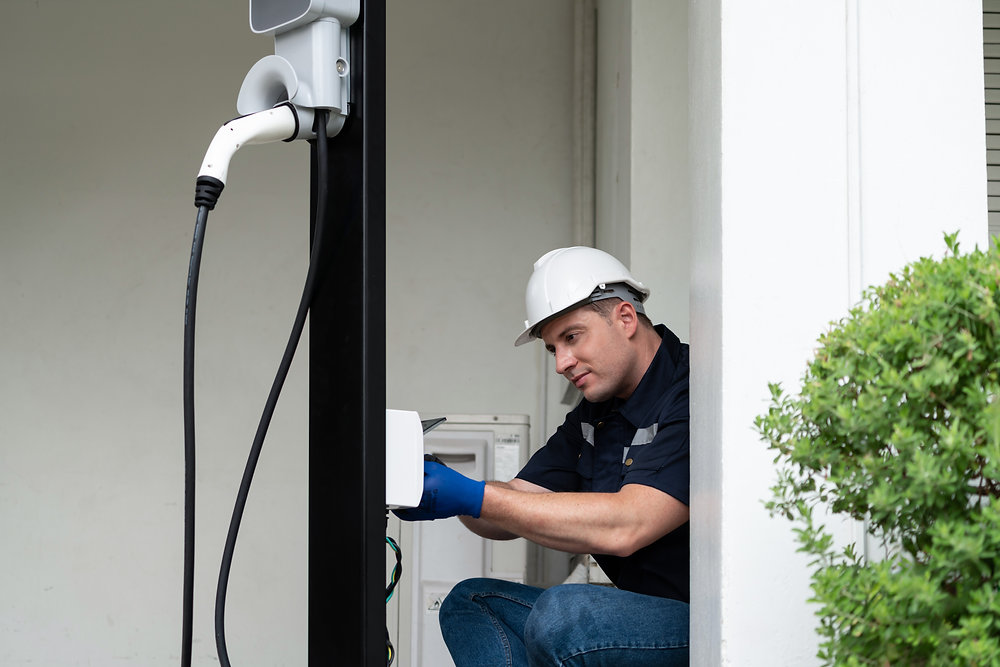 Licensed electricians specializing in EV charger installation